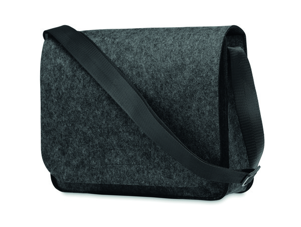Baglo torba za prenosnik RPET, primerna za 15 inch - Kamnito siva