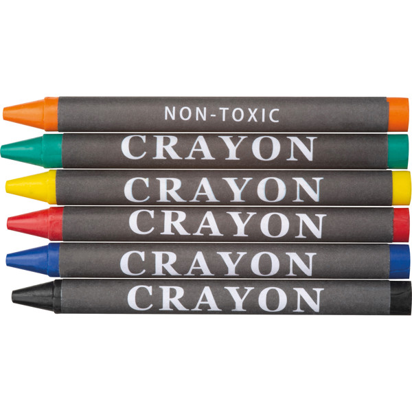 Wax crayon set AGOSTINO - Multicolored