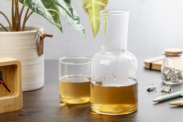 Set avec un verre et une carafe Palmer