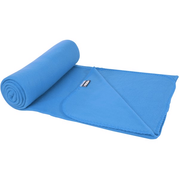 Willow GRS RPET Decke aus Polar Fleece - processblau