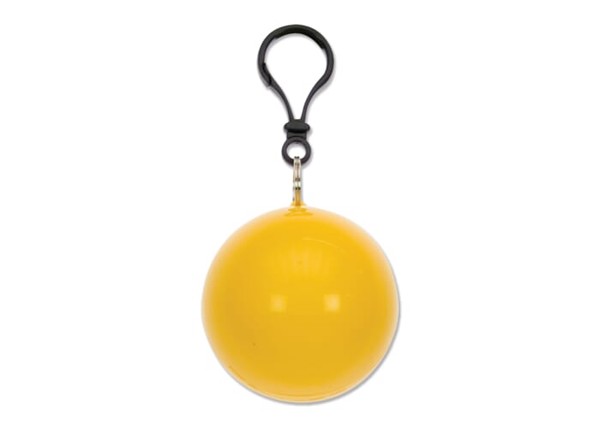 Rain poncho in a ball - Yellow