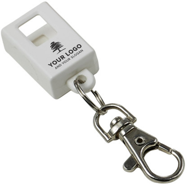 Lanyard TPE com cabo carregador Marguerite - branco