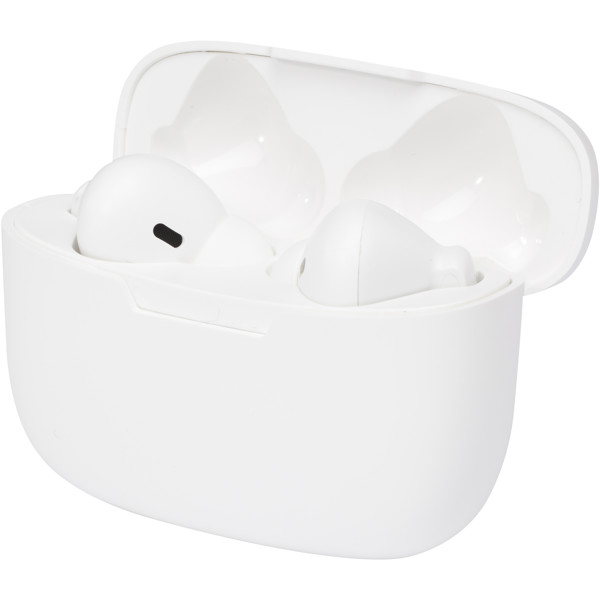 Écouteurs Essos 2.0 à appariement automatique True Wireless avec boîtier - Blanc