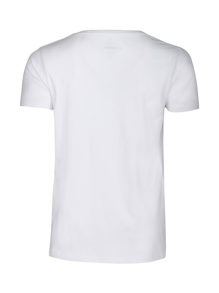 Harvest Whailford Slub V-neck T-shirt White S