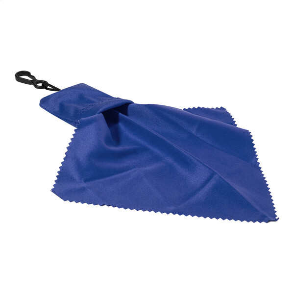Essuie-lunettes en RPET Cleango - Bleu