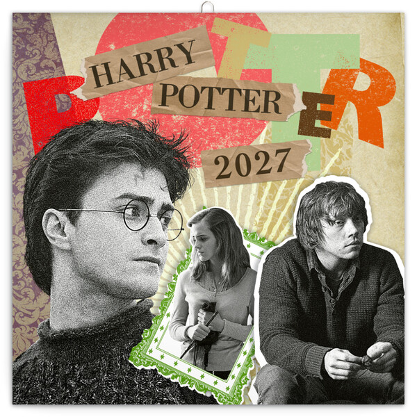 Notique Poznámkový Kalendář Harry Potter 2027, 30 x 30 cm