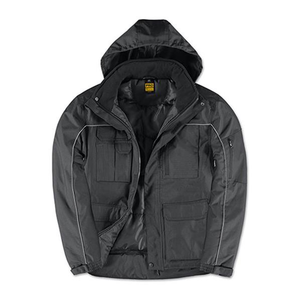 Casaco B&C Shelter Pro - 100% Poliéster Rip-Stop Pongee - Cinza Escuro / S