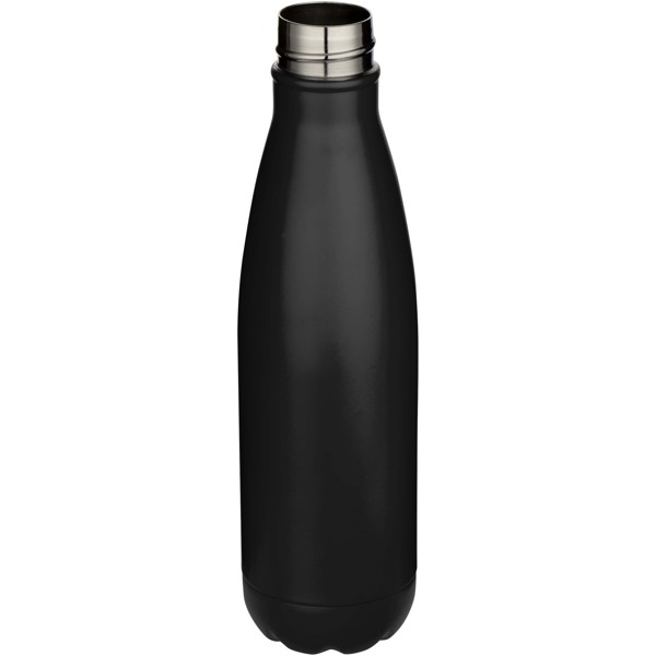 Fľaša na vodu z recyklovanej jednostennej nehrdzavejúcej ocele Cove 750 ml RCS - Čierna