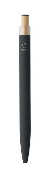 Recycled aluminium pen Bergamo ++ - Black