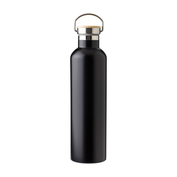 Double-walled bottle Damien | 1 l - black