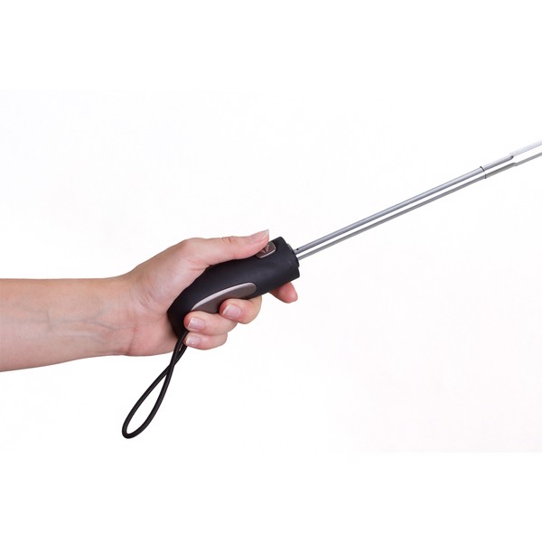 Vernier foldable stormproof umbrella - Black