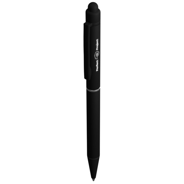 SCX.design B10 antibacterial ballpoint pen with light-up logo