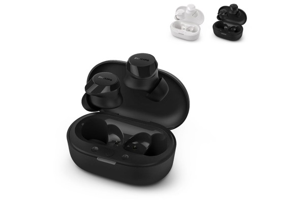 Ušesni čepki Philips TAT1209, 10 mm gonilniki, 18 ur predvajanja - Bela