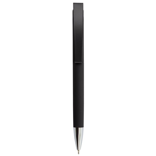STYLO À CLIP EN MÉTAL BRILLANT “FITZROY” - Noir