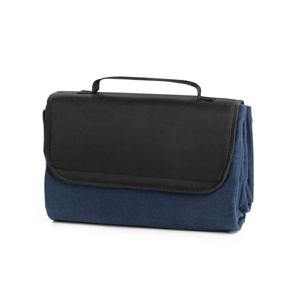RILEY. Pikniková deka s podšívkou z EPE (180 g/m²) - Modrá