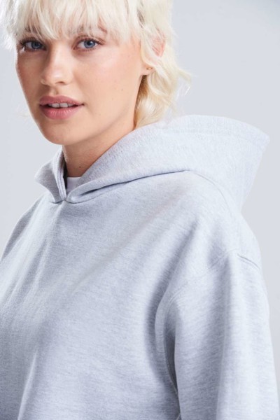 Women's Relaxed Hoodie - Deep Black / S