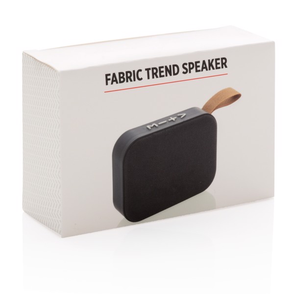 Fabric trend speaker - Black / Black