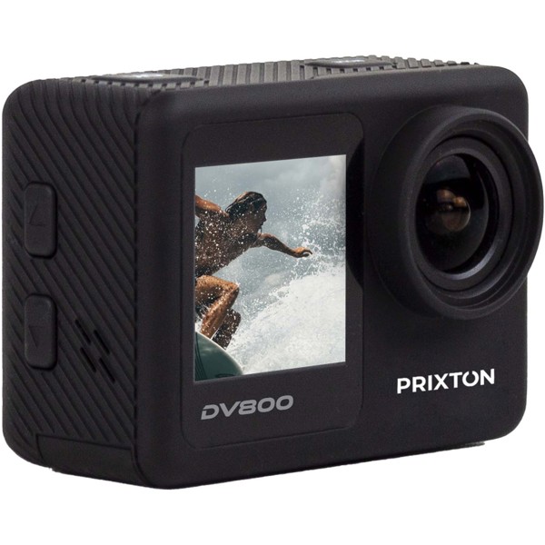 Caméra d’action Prixton DV800 à double écran 5K