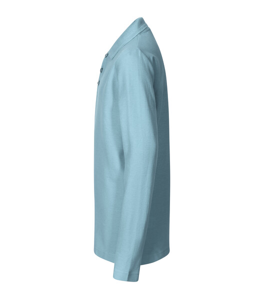 Polokošile Dětská Malfini® Pique Polo Ls - Nebesky Modrá / 134 cm/8 let