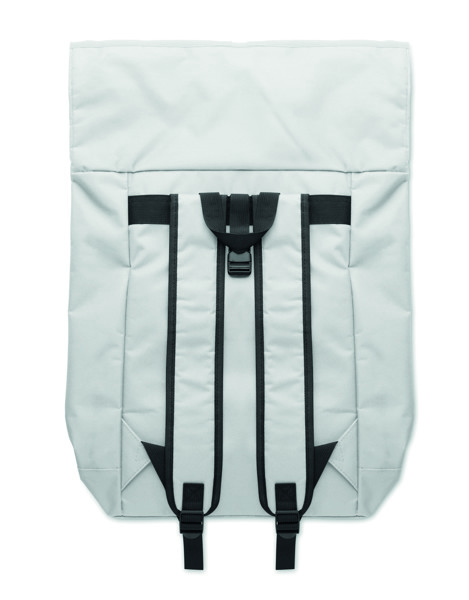 Nahrbtnik Irea rolltop, 600D poliester, 15 inch - Bela