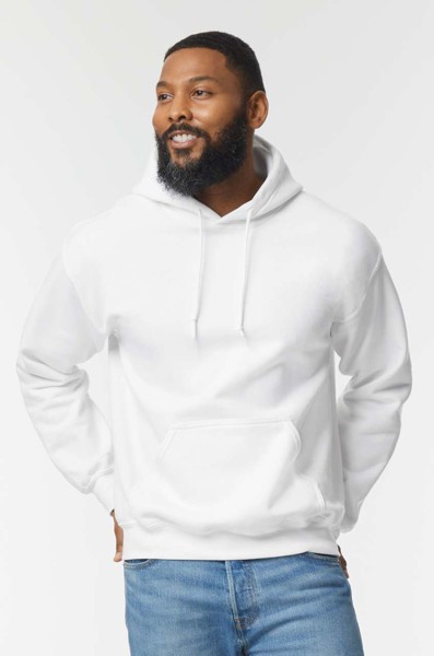 Dryblend® Adult Hooded Sweatshirt - White / 2XL