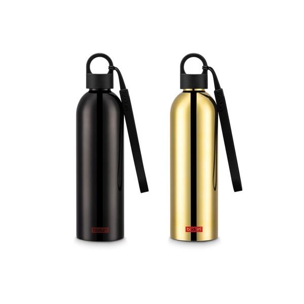 MELIOR STEEL. Garrafa de água com parede dupla 500 ml - Dourado