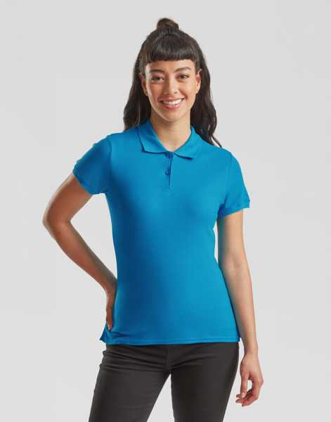 Ladies Premium Polo - White / XS (8)