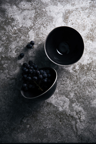 Vinga Nomimono stoneware bowl set 15.5 cm, 2 pcs - Black