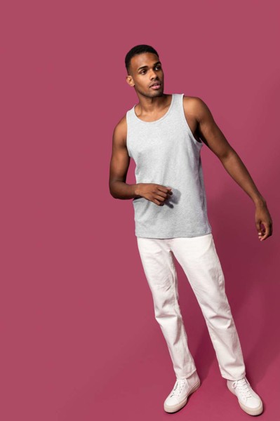 Eco-Friendly Men Tanktop - White / M
