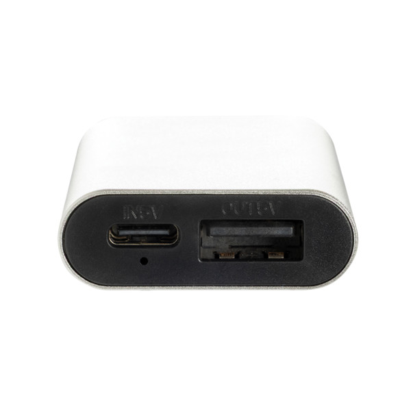 1.000 mAh keychain powerbank - Silver