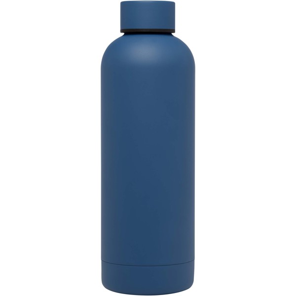 Bouteille isotherme avec isolation par le vide Spring 500 ml en cuivre inoxydable recyclé certifié RCS - Bleu océan