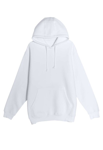 Heavyweight Pullover Hoodie - White / L