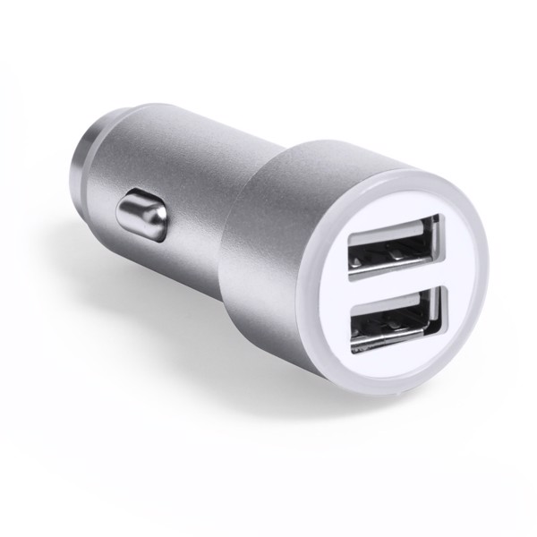USB Car Charger Hesmel - Silver