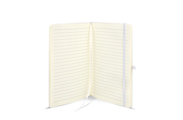 PU-notesbog Sora A5 - Hvid