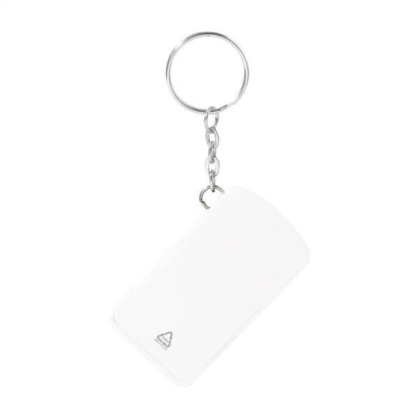 Rabs Trolley Coin Keyring Hoken - White