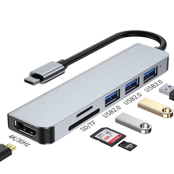 USB-C HUB 6v1 3.0