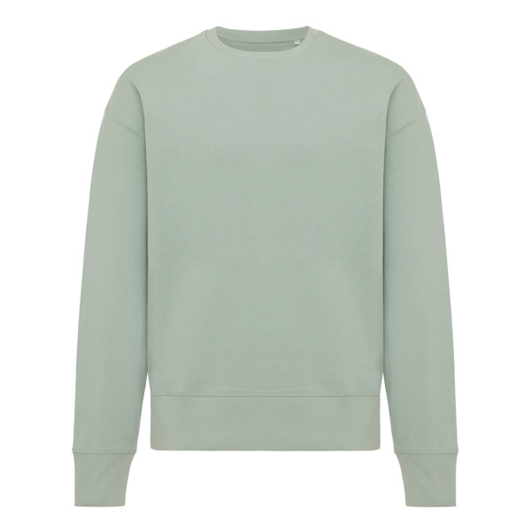 Mikina Iqoniq Kruger relaxed fit z recykl. bavlny - Iceberg Green / M