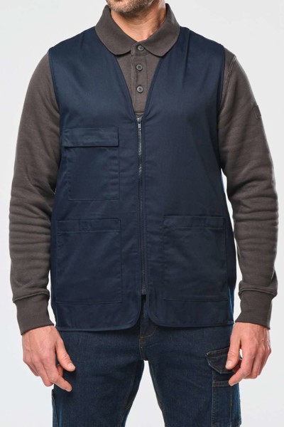 Unisex Polycotton Multi-Pocket Vest - S
