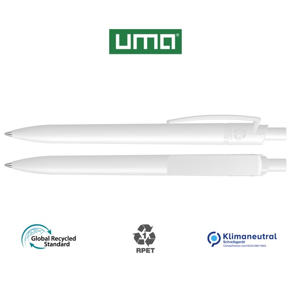 RECYCLED PET PEN STEP F - weiss