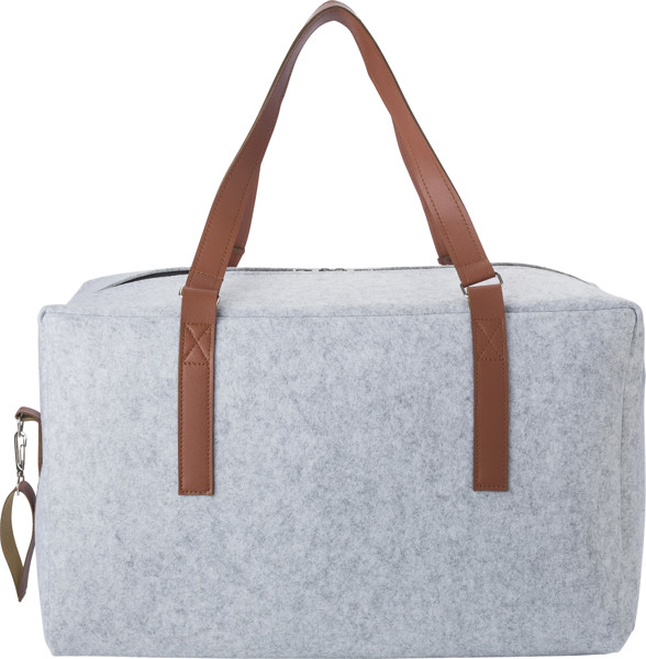 Saco de viagem em feltro RPET Natalie - Grey