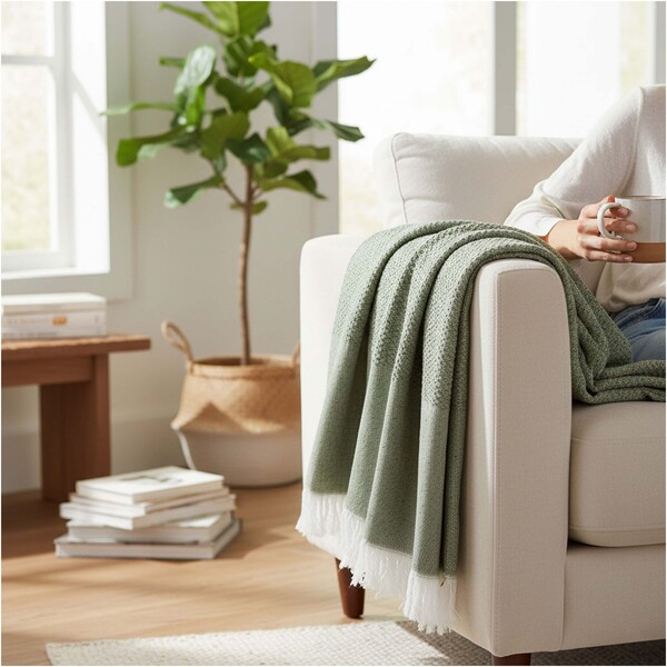 Telo fouta 100 x 170 cm Citizen Green Seafou - Giallo