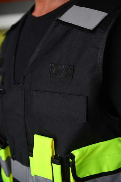 Tactical Safety Vest "Stammheim" - Yellow / M/XL