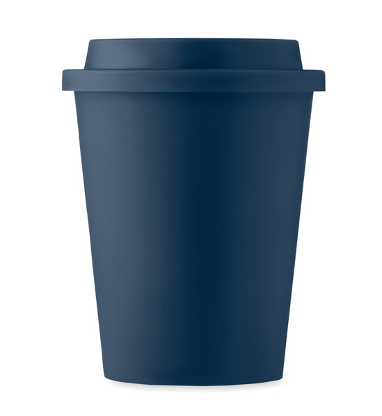 Gobelet double paroi PP 300 ml Nola - Bleu Marine