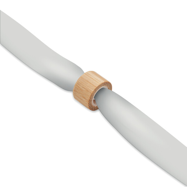 Polyester sublimation wristbands - Full colour / Bamboo non removable closure