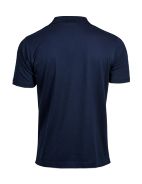 Luxury Stretch V-Neck Polo - White / 2XL