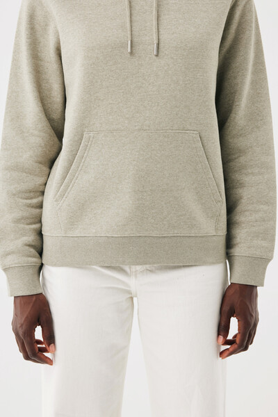 IQONIQ Joshua recycled cotton hoodie - Light Heather Green / XXS