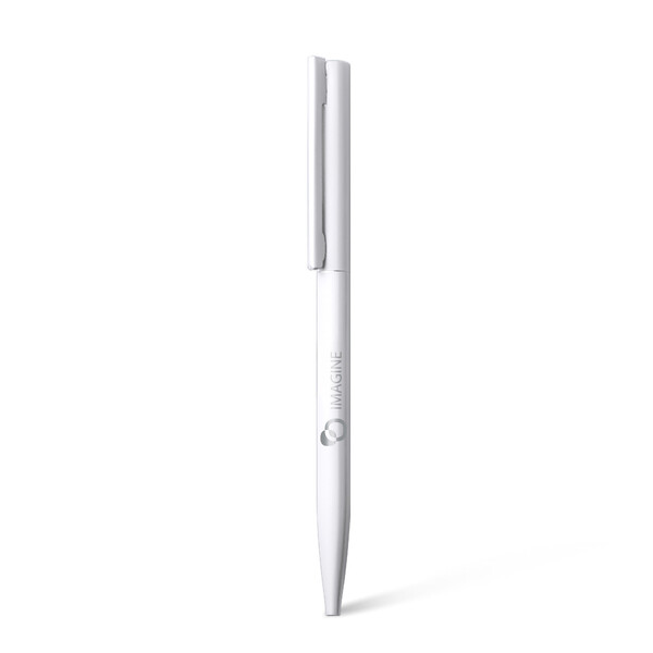 SARI SL - BND78SL - Stylo à bille mince en acier inoxydable recyclé