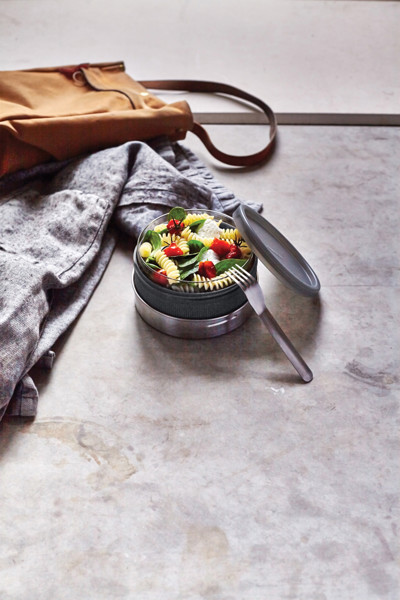 Black+Blum Glass Lunch Bowl 750ml - Silver