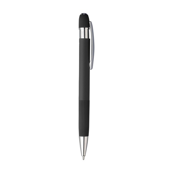 Notebook set Tarek | Recycled synthetic leather | A5 | With ballpen - black