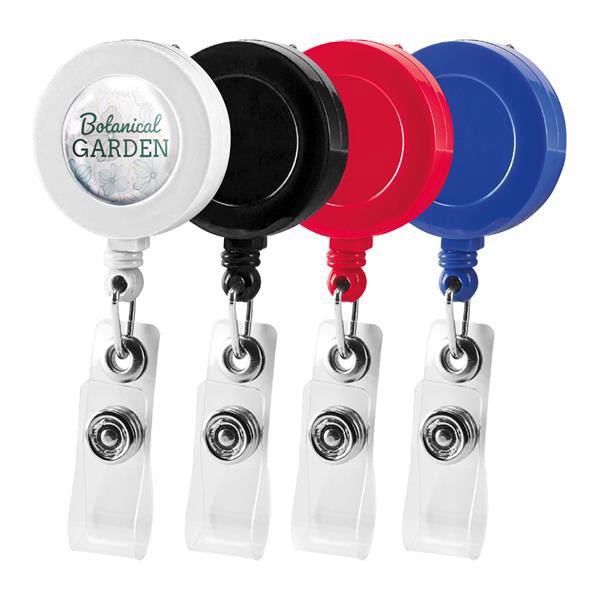 Extensível Porta Credenciais Com Acessório Para Resina - Branco